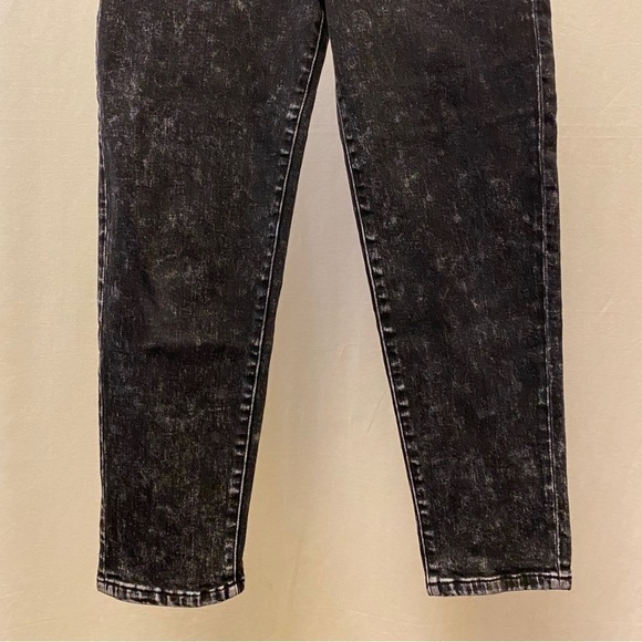 KanCan 27 (7) Ultra High Rise Baggy Fit Black Jeans Womens Stretch Acid Wash - Picture 7 of 15